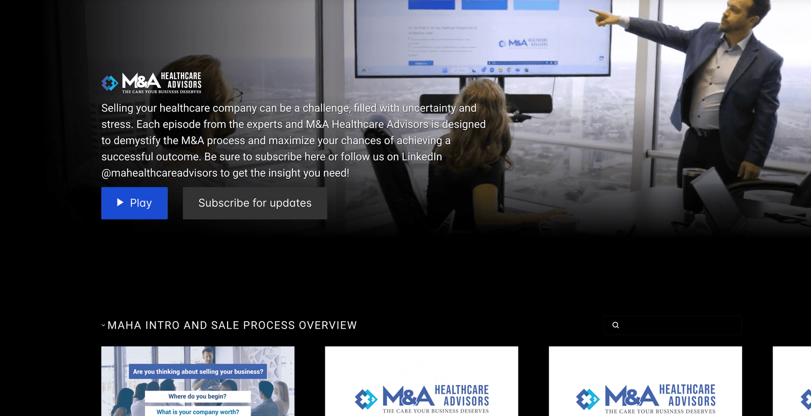 M&A Healthcare Advisors